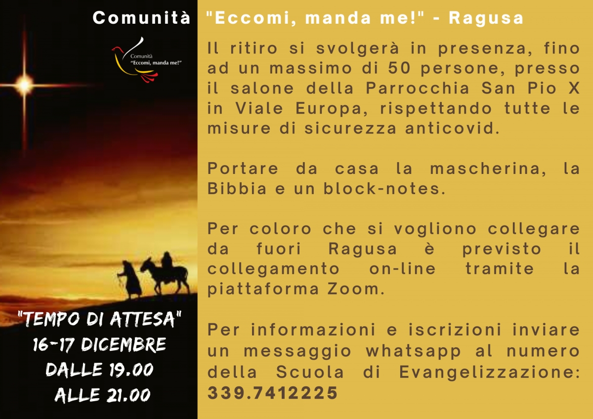 Ritiro "Tempo di attesa"