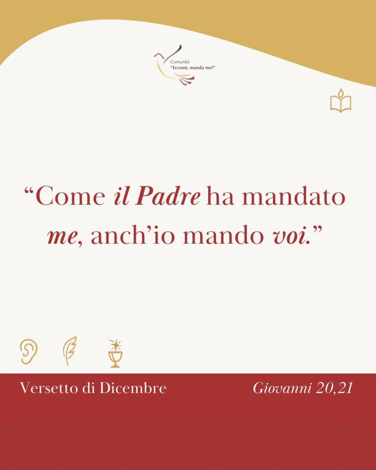 Versetto guida del mese di Dicembre 2025